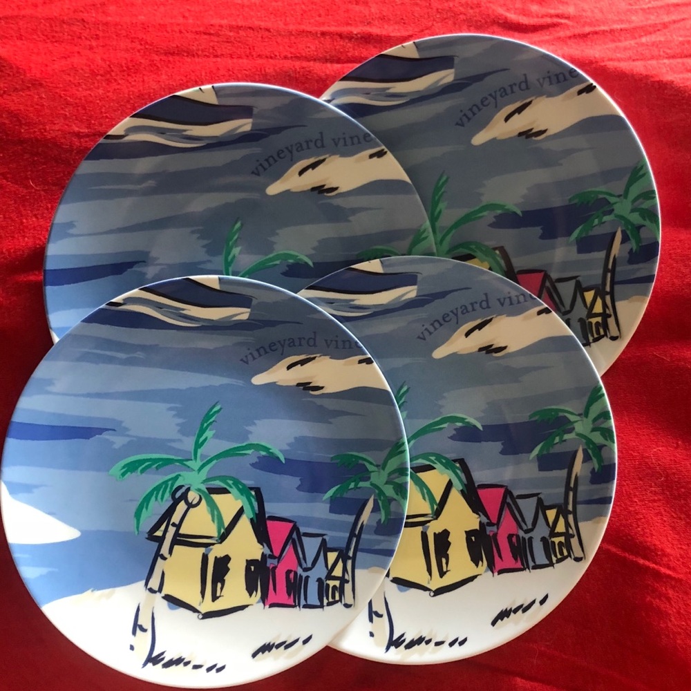 4 appetizer plates from vineyard vines for Target